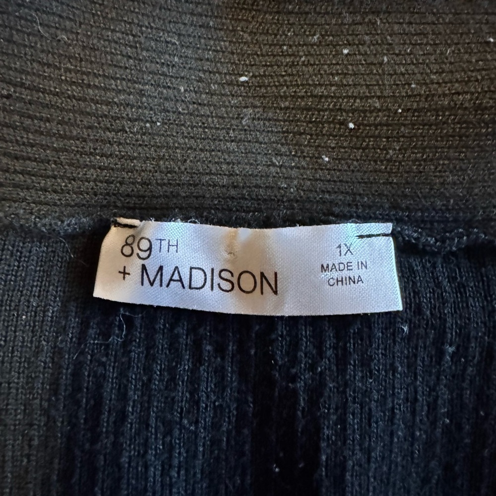89th & Madison Classic Black Knitwear